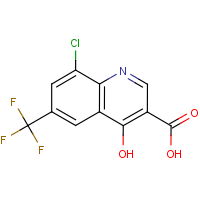 8-Chloro-4-hydroxy-6-(trifluoromethyl)quinoline-3-carboxylic acid