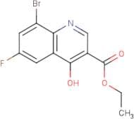 Ethyl 8-bromo-6-fluoro-4-hydroxyquinoline-3-carboxylate
