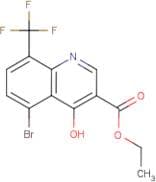 Ethyl 5-bromo-4-hydroxy-8-(trifluoromethyl)quinoline-3-carboxylate