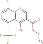 Ethyl 8-bromo-4-hydroxy-5-(trifluoromethyl)quinoline-3-carboxylate