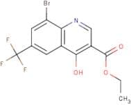 Ethyl 8-bromo-4-hydroxy-6-(trifluoromethyl)quinoline-3-carboxylate