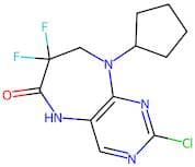 2-Chloro-9-cyclopentyl-7,7-difluoro-8,9-dihydro-5H-pyrimido[4,5-b][1,4]diazepin-6(7H)-one