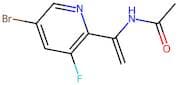 N-(1-(5-Bromo-3-fluoropyridin-2-yl)vinyl)acetamide,95%(stabilized with TBC)