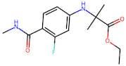 Ethyl 2-((3-fluoro-4-(methylcarbamoyl)phenyl)amino)-2-methylpropanoate
