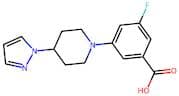 3-(4-(1H-Pyrazol-1-yl)piperidin-1-yl)-5-fluorobenzoic acid
