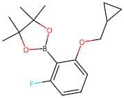 2-(2-(Cyclopropylmethoxy)-6-fluorophenyl)-4,4,5,5-tetramethyl-1,3,2-dioxaborolane