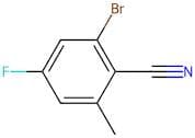 2-Bromo-4-fluoro-6-methylbenzonitrile