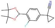 1-(3-Fluoro-4-(4,4,5,5-tetramethyl-1,3,2-dioxaborolan-2-yl)phenyl)cyclopropane-1-carbonitrile