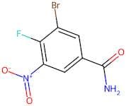 3-Bromo-4-fluoro-5-nitrobenzamide