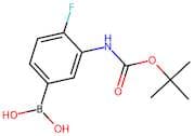 3-(tert-Butoxycarbonylamino)-4-fluorophenylboronic acid