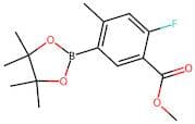 Methyl 2-fluoro-4-methyl-5-(4,4,5,5-tetramethyl-1,3,2-dioxaborolan-2-yl)benzoate
