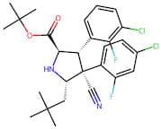 rel-(2R,3S,4R,5S)-3-(3-Chloro-2-fluorophenyl)-4-(4-chloro-2-fluorophenyl)-4-cyano-5-(2,2-dimethylp…
