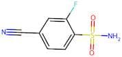 4-Cyano-2-fluorobenzene-1-sulfonamide