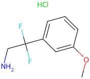 2,2-Difluoro-2-(3-methoxyphenyl)ethan-1-amine (hydrochloride)