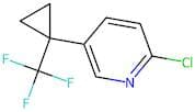 2-Chloro-5-[1-(trifluoromethyl)cyclopropyl]pyridine
