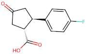 rel-(1R,2R)-2-(4-fluorophenyl)-4-oxocyclopentane-1-carboxylic acid