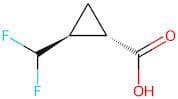 (1S,2S)-2-(Difluoromethyl)cyclopropanecarboxylic acid