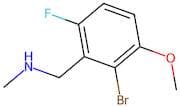 1-(2-Bromo-6-fluoro-3-methoxyphenyl)-N-methylmethanamine