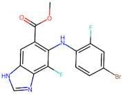 Methyl 5-((4-bromo-2-fluorophenyl)amino)-4-fluoro-1H-benzo[d]imidazole-6-carboxylate