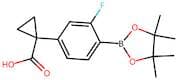 1-(3-Fluoro-4-(4,4,5,5-tetramethyl-1,3,2-dioxaborolan-2-yl)phenyl)cyclopropane-1-carboxylic acid