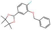 2-(3-(Benzyloxy)-4-fluorophenyl)-4,4,5,5-tetramethyl-1,3,2-dioxaborolane