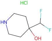 4-(Difluoromethyl)piperidin-4-ol hydrochloride