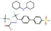 Dicyclohexylamine (S)-4-fluoro-4-methyl-2-(((S)-2,2,2-trifluoro-1-(4'-(methylsulfonyl)-[1,1'-biphe…