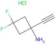 1-Ethynyl-3,3-difluoro-cyclobutanamine;hydrochloride