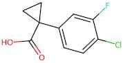1-(4-Chloro-3-fluorophenyl)cyclopropane-1-carboxylic acid