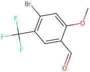 4-Bromo-2-methoxy-5-(trifluoromethyl)benzaldehyde