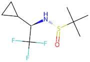(S)-N-((R)-1-cyclopropyl-2,2,2-trifluoroethyl)-2-methylpropane-2-sulfinamide