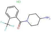 (4-Aminopiperidin-1-yl)(2-(trifluoromethyl)phenyl)methanone hydrochloride