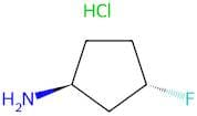 (1S,3S)-3-Fluorocyclopentan-1-amine (hydrochloride)