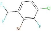2-Bromo-4-chloro-1-(difluoromethyl)-3-fluorobenzene
