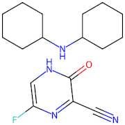 6-Fluoro-3-oxo-3,4-dihydropyrazine-2-carbonitrile compound with dicyclohexylamine (1:1)