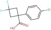 1-(4-Chlorophenyl)-3,3-difluorocyclobutane-1-carboxylic acid