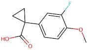 1-(3-Fluoro-4-methoxyphenyl)cyclopropane-1-carboxylic acid