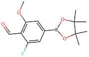 2-Fluoro-6-methoxy-4-(4,4,5,5-tetramethyl-1,3,2-dioxaborolan-2-yl)benzaldehyde