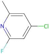 4-Chloro-2-fluoro-6-methylpyridine