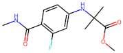 Methyl 2-((3-fluoro-4-(methylcarbamoyl)phenyl)amino)-2-methylpropanoate