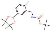 Tert-butyl (2-fluoro-5-(4,4,5,5-tetramethyl-1,3,2-dioxaborolan-2-yl)benzyl)carbamate