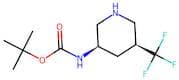 tert-Butyl ((3R,5S)-5-(trifluoromethyl)piperidin-3-yl)carbamate