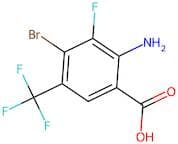2-Amino-4-bromo-3-fluoro-5-(trifluoromethyl)benzoic acid