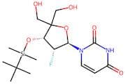 1-((2R,3R,4R)-4-((tert-butyldimethylsilyl)oxy)-3-fluoro-5,5-bis(hydroxymethyl)tetrahydrofuran-2-yl…