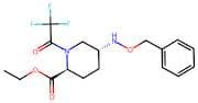 (2S,5R)-ethyl 5-((benzyloxy)amino)-1-(2,2,2-trifluoroacetyl)piperidine-2-carboxylate