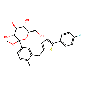 Methyl 1-C-[3-[[5-(4-fluorophenyl)-2-thienyl]methyl]-4-methylphenyl]-D-glucopyranoside