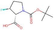 (2R,3S)-1-(tert-Butoxycarbonyl)-3-fluoropyrrolidine-2-carboxylic acid