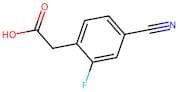2-(4-Cyano-2-fluorophenyl)acetic acid