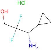 (S)-3-Amino-3-cyclopropyl-2,2-difluoropropan-1-ol hydrochloride