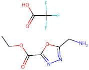 Ethyl 5-(aminomethyl)-1,3,4-oxadiazole-2-carboxylate2,2,2-trifluoroacetate